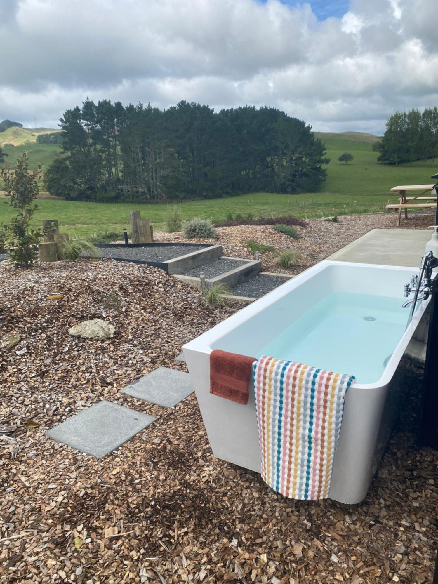 Villa Soul Shack, With Outdoor Bath à Raglan Extérieur photo